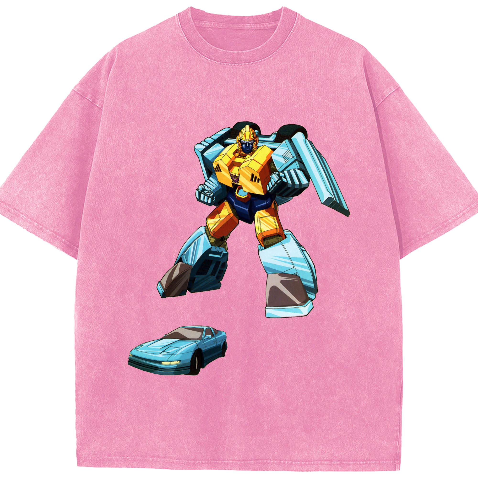 （画像用）  綿100% ヴィンテージ風 半袖Tシャツ（フロントプリント）